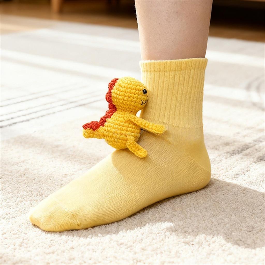 Socks Men's And Women's Long Cotton Socks Christmas Knitted Floor Socks Warm Socks