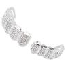 Fashionable Gold Plated Hip Hop Teeth Set Alloy Unisex Rapper Costume Teeth Accessories