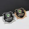 AFK1 Car Decals Window Badge Sticker for Logo Fabia 2 Citigo Yeti Kodiaq Kamiq Superb 2 Rapid Octivia A5 A7 Karoq S Decoration