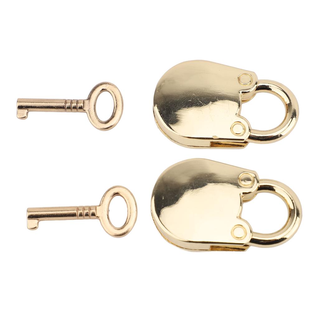 2 Stück Vorhängeschlösser mit Schlüsseln Zinklegierung Niedliche Bärenform Hängeschloss für Schmuckschatulle Aufbewahrungsschrank Handtasche