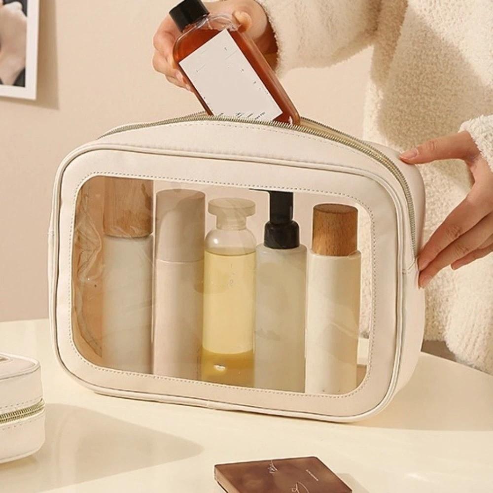 Transparent Cosmetic Bag Waterproof Storage Bag Simple Toiletry Bag Outdoor