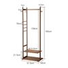 NAYIV Wooden Clothes Entryway Coat 57cm Ideal for Jacket Storage In Living and Balconies Rack, Rack, Wide, Rooms, Bedrooms,