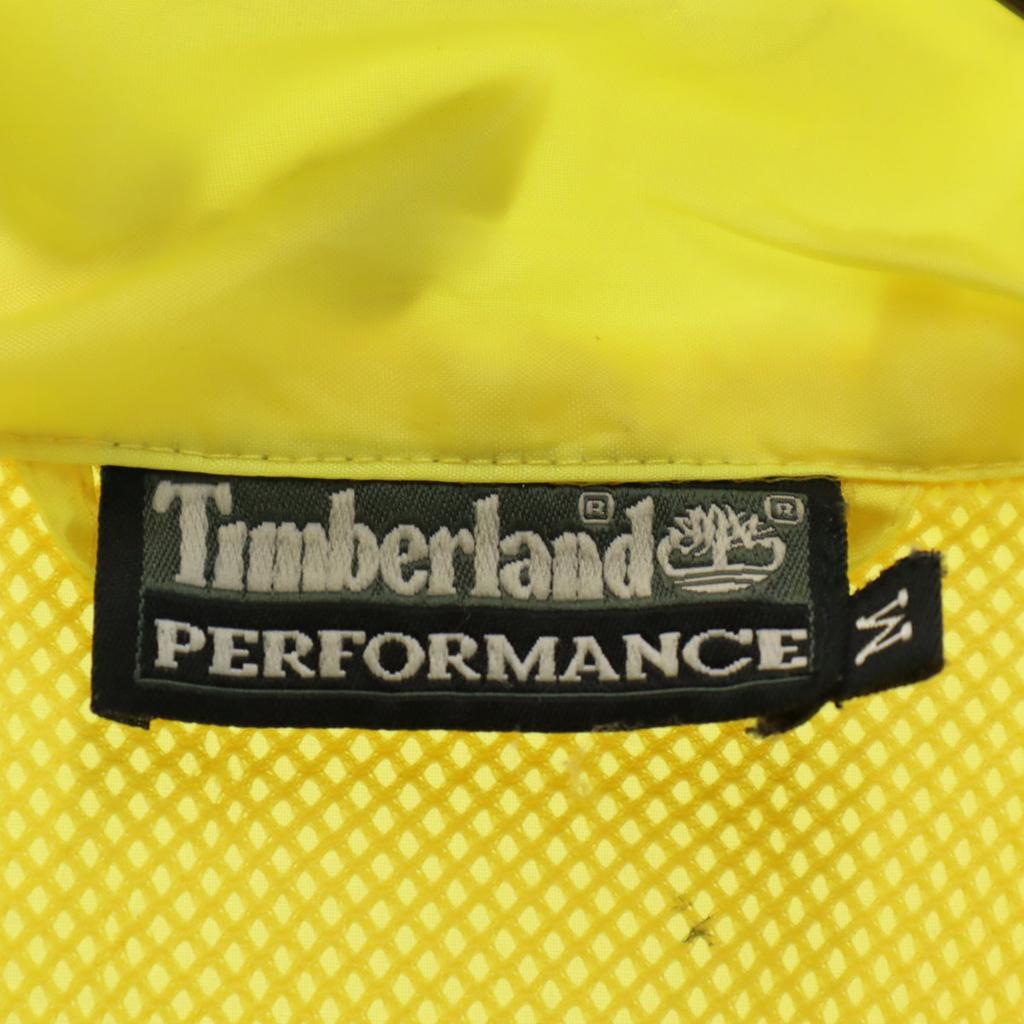 Timberland Half zip Nylon jacket M yellow pullover Men's Used