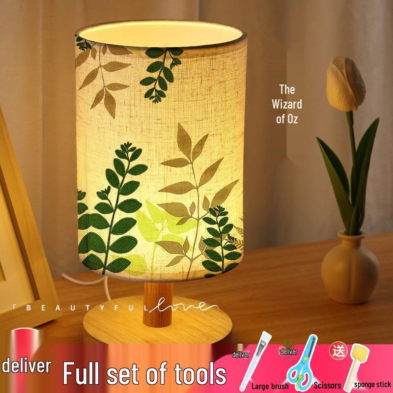 Dried Flower Embossed Table Lamp DIY Kit - Creative Gift for Team Building and National Day Festivities