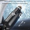 Car Safety Hammer Glass Breaker 2-in-1 Portable Car Hammer Seatbelt Cutter Ergonomic Automotive Escape Supplies for Vehicle Auto