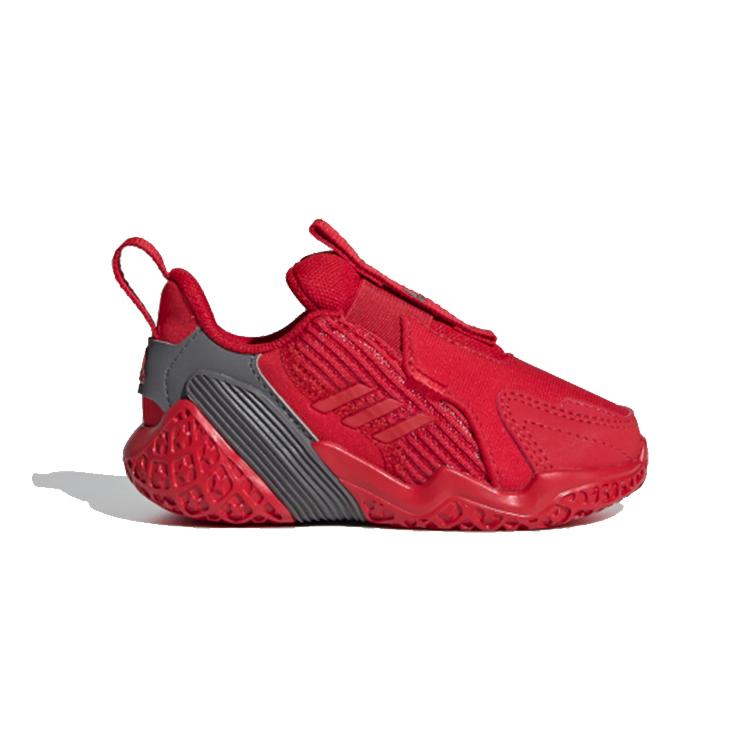 Adidas 4Uture Rnr Running Breathable Low top Running Shoes Red Gray Infant And Toddler FW3793
