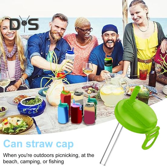 Capac cutie de sifon Capace cu paie pentru sifon Capace reutilizabile fără BPA Sigiliu etanș Garant de prospețime Soda Marker multifuncțional pentru conserva de bere suc Seltzer