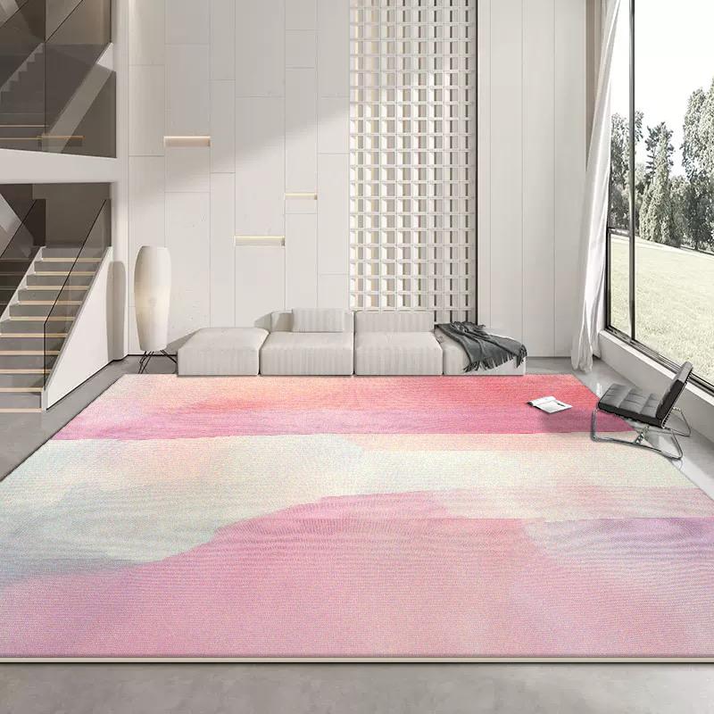 Large Area Blue Carpets for Living Room Modern Light Luxury Decoration Bedroom Rugs Lounge Non-slip Foldable Floor Mat 200x300