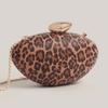 Leopard Print Wedding Pu Leather Evening Bag Crossbody New Bullet Fashion Clutch Shoulder Special Shape Women's Handbag Purses