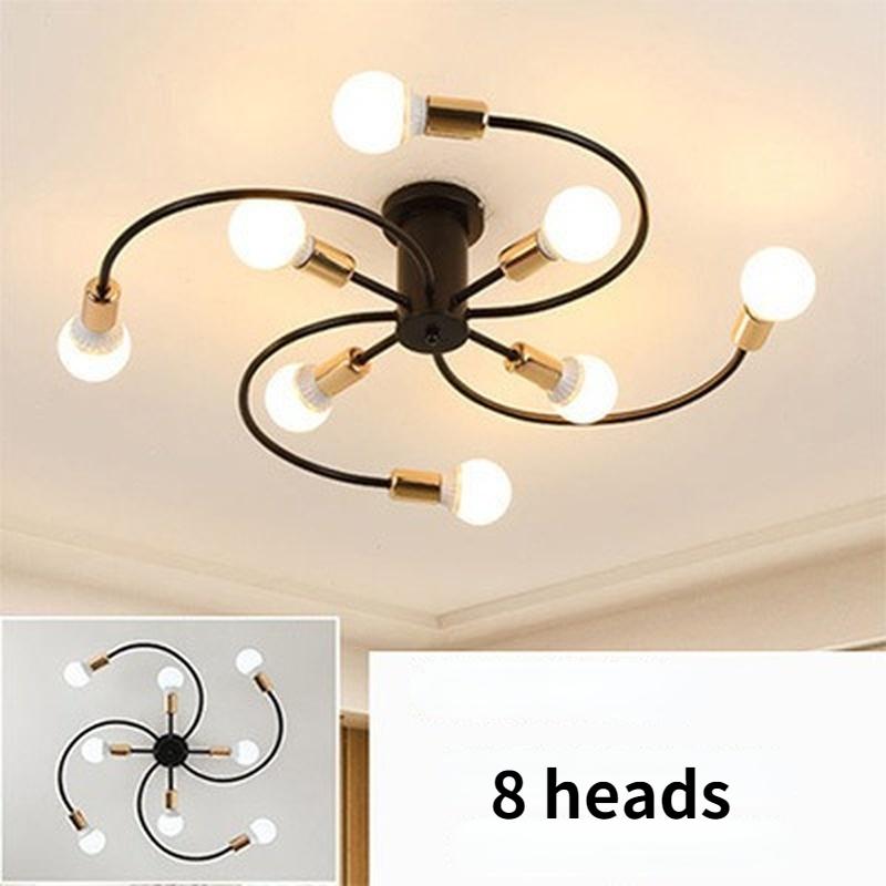 Nordic Dome Light Home Decoration Lighting6/8 Head Multi-pole Ceiling Light (bulb Not Included)