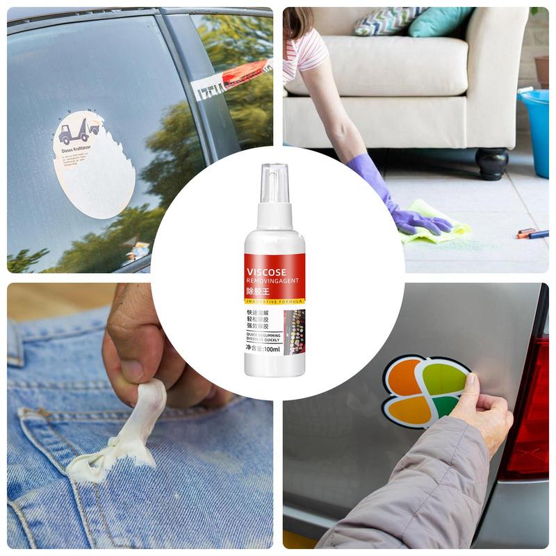 Double Sided Floor Adhesive Remover 100ml Poster Adhesive Removal Glue Cleaner Remover Glue Removal Spray Self Adhesive Cleaner