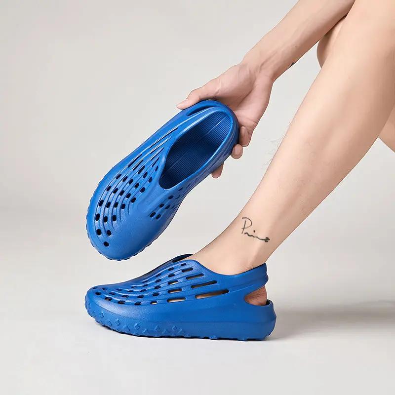 Fashion Anti-slip Male Shoe Hole Shoes Ultralight Japanese New Design 2025 Cheap Liquidation Summer Sale Descount Color Eva Men's Sandal