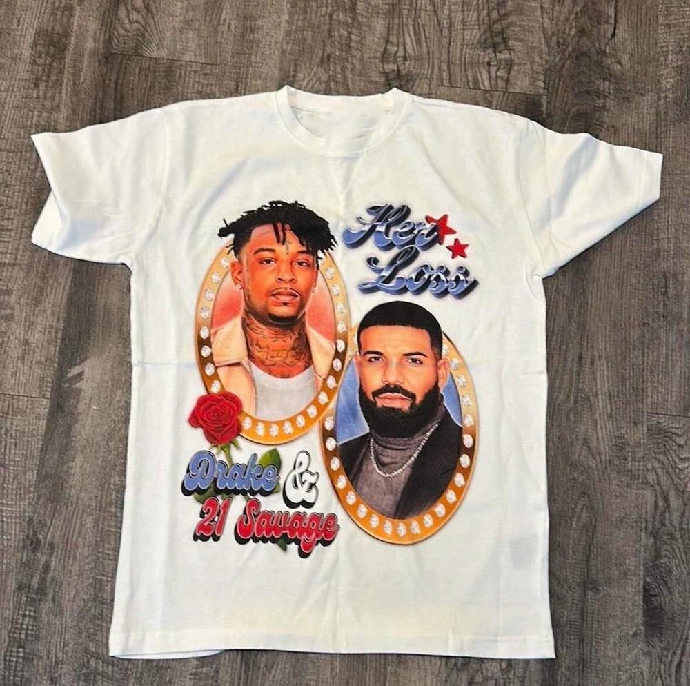 Grace Court Drake 21Savage Her Loss Rap Deadstock Shirt Unisex S-5XL Reprint Unisex T-Shirt XL