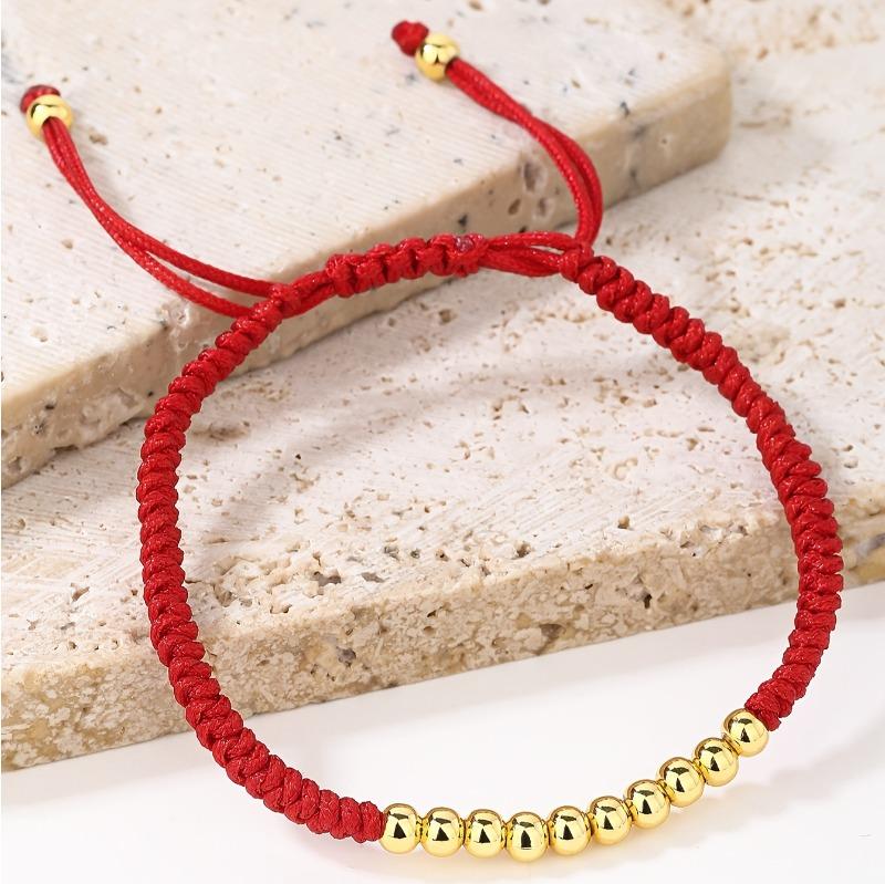 Handgemaakte Kabbalah Rode Draad Armband - Geluksbrenger Bescherming Tegen Boze Oog, Nylon Koord, Ideaal voor Dagelijks Gebruik of als Cadeau