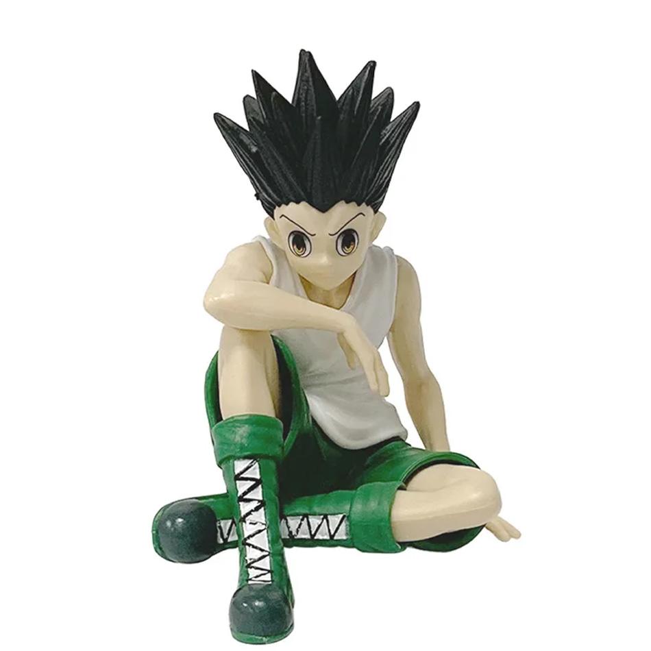 Anime Full Time Hunter Killua Zoldyck Xiaojie GON · FREECSS Figurine Sitting PVC Model Desktop Collection OrnamentsToys Gift