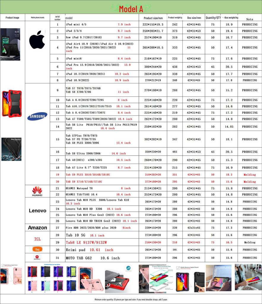 2024 Tab S6 Lite (P610/P613/P615/P619/P620/P624/P627) Tablet Case