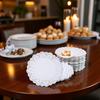150 Pcs 6 Inch White Lace Paper Doilies Disposable Round for Buffet Cake Fried Food Party Wedding Tableware Decoration, Disposable Doilies Kitchen