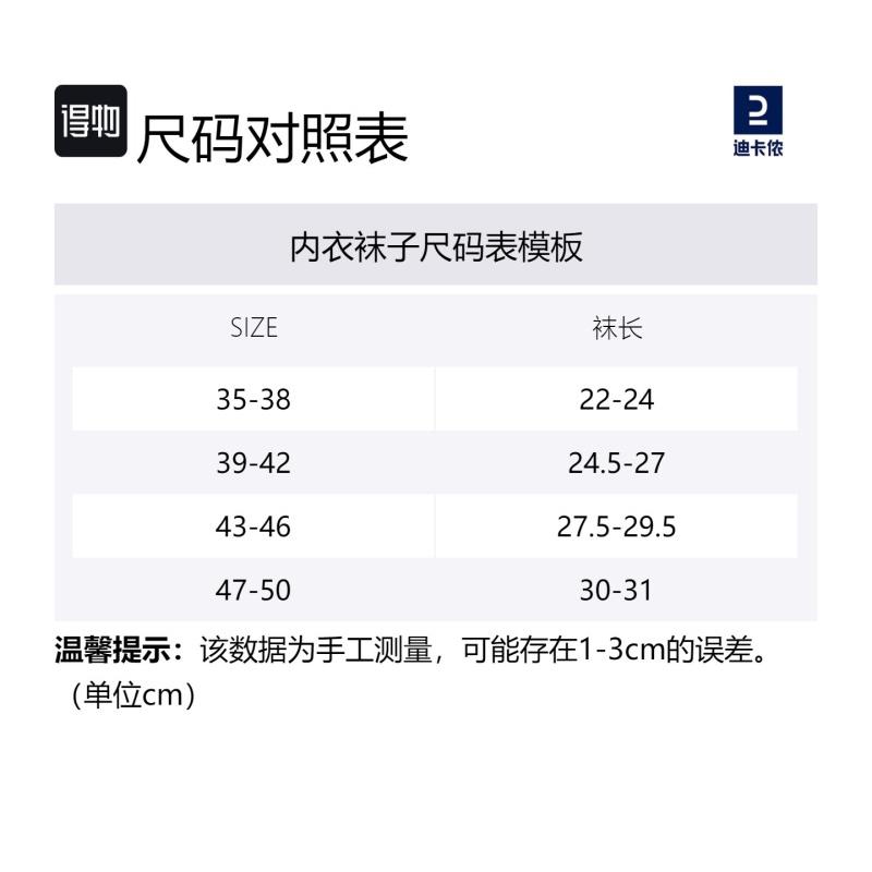 DECATHLON Hike 500 Simple, Breathable and Comfortable Mountain Hiking High Socks Unisex Pair of Two Blue