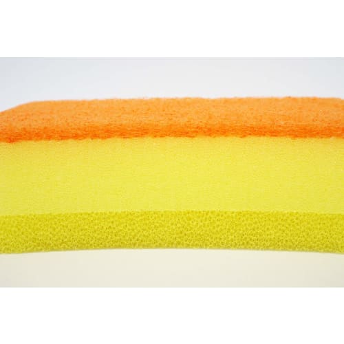 Towa Sangyo Bath Sponge, Super Foam, Orange