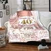 40Th Birthday Celebration Quotesblanket Warmthful Decor Great For Sofa Couch Office Bed Picnics Four Seasons Multipurpose Digital Print Birthday