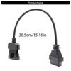 Easy Installation OBD2 Diagnostic Cable 10 Pin Interfaces for Fast and Accurate Vehicle Maintenance Fault Code Clearing