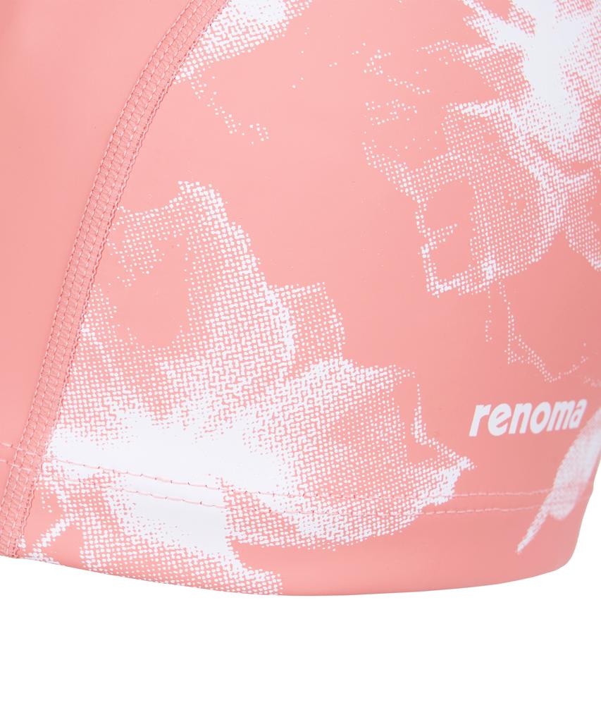 Lenomasuyeongbog Accessories Adult Flower Dot Graphic Pu Swim Cap Coral Ro-Rc2F711-Cr