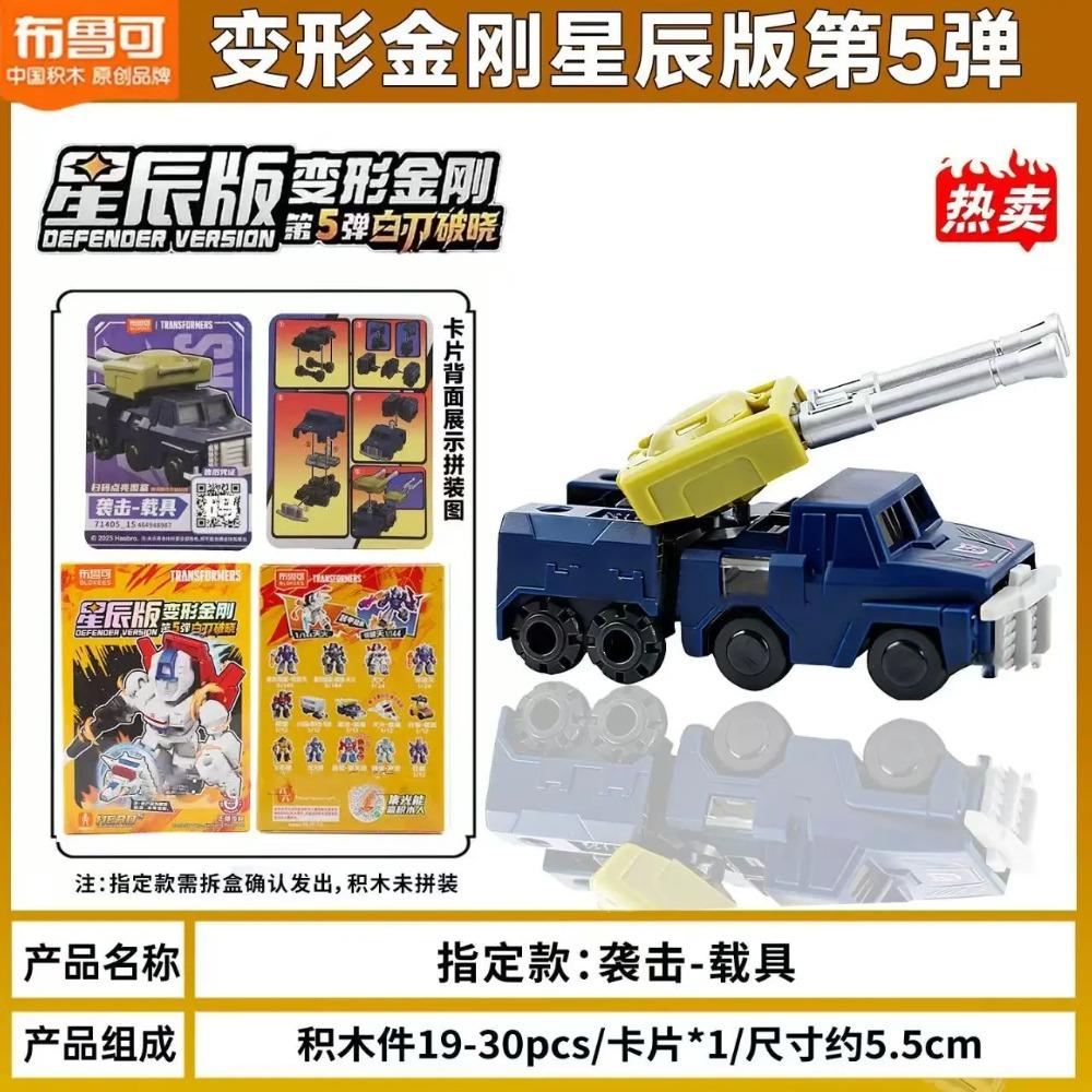 New Arrival Blokees Transformers Defender Version 5 Galvatron Jetfire Optimus Prime Reflector Assembly Model Toy Blind Box Gift