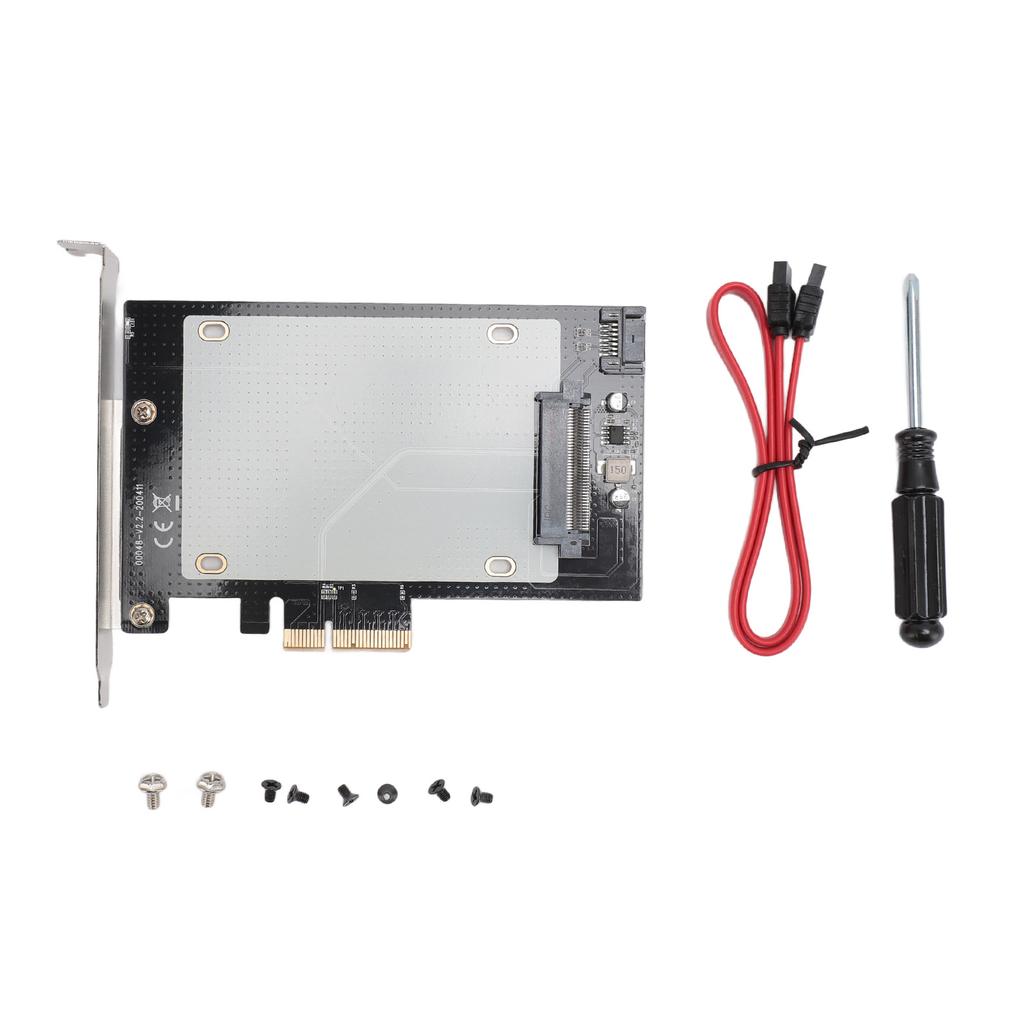 PCIE To U.2 Adapter Card PCIE3.0 X4 To SATA Adapter Card Hard Disk Adapter Card for 2.5 Inch U.2