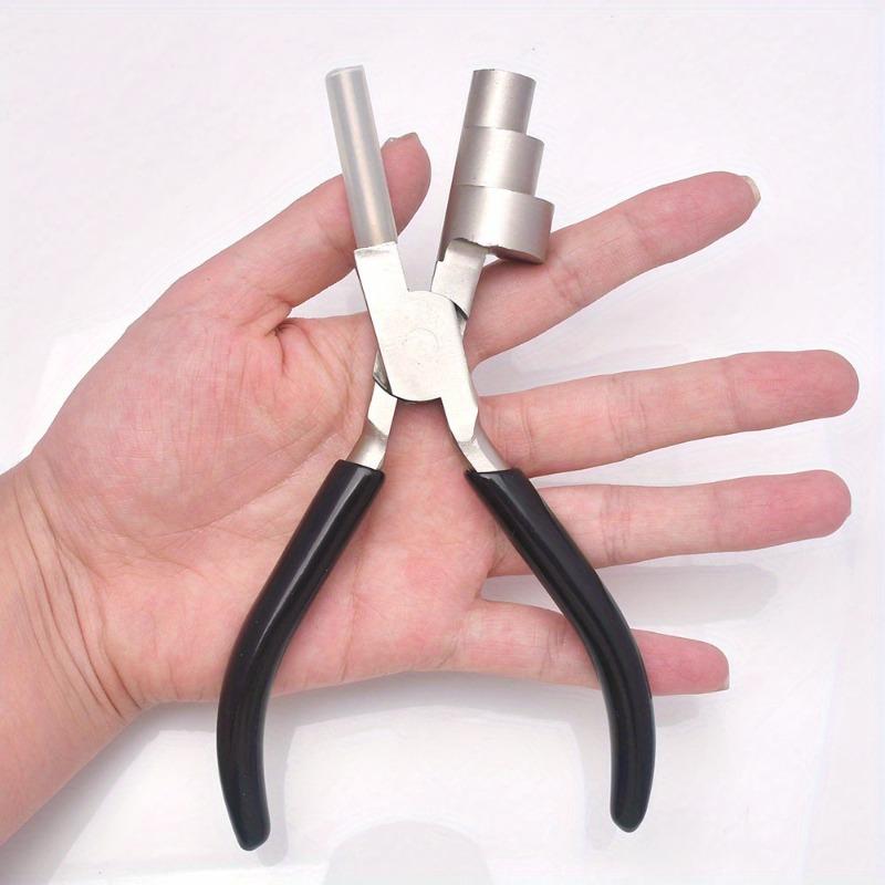 1PC Durable Bail Making Pliers Tool for Bending and Looping Wires for Jewelry Making Multi-Size Jewelry Stainless Steel Pliers.