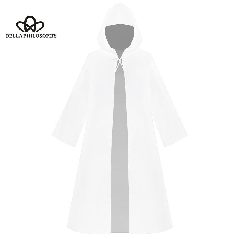 

Хэллоуин Cos Robe Cape Cos Костюм Партия Длинный Косплей Длинный Черный Халат Платье Наряд XXL белый