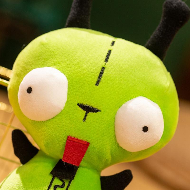 New Alien Invader ZIM GIR Dog Plush Figure Toy Stuffed Plush Green Kawaii Doll Collectible Toy