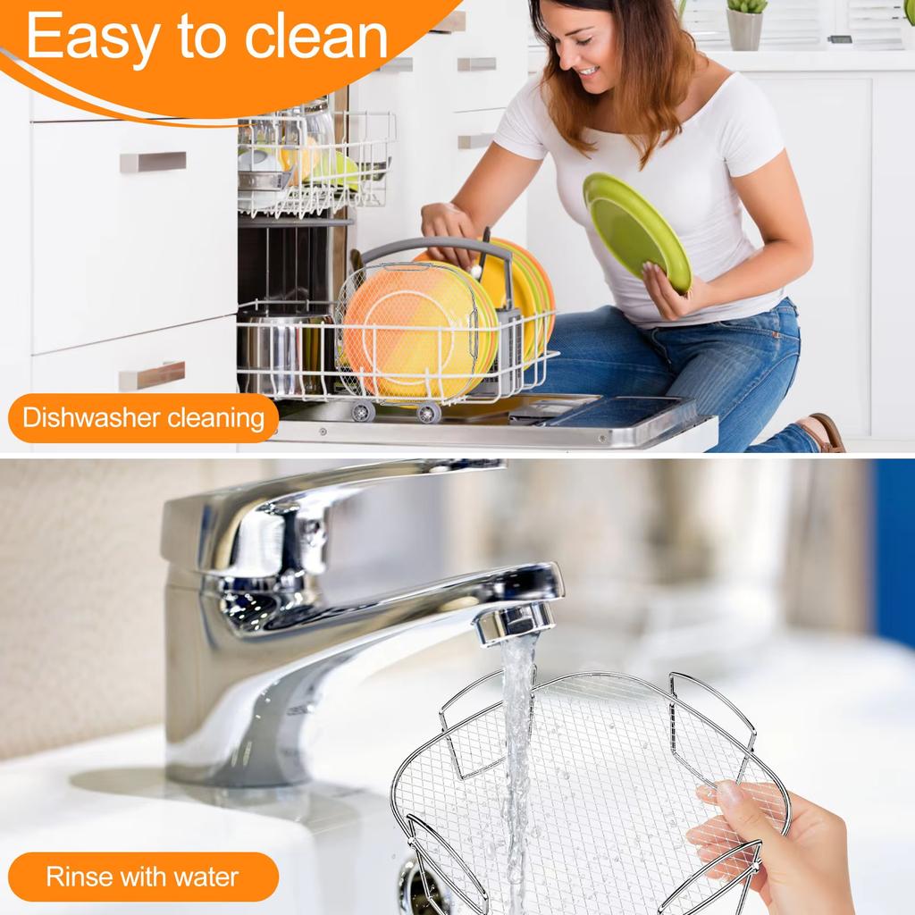 Multifunctional Roasting Rack Compatible Airfryer Dehydrator BBQ Rack Steamer Roasting Cooking Tools for Air Fryer Accessories