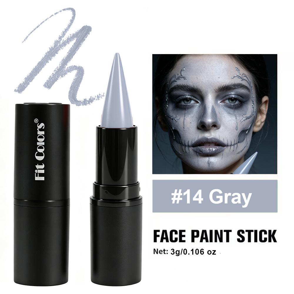 Matte Punk Black Lipstick Waterproof Long Lasting Lip Gloss Face Body Painting Gothic Dark Makeup Party Halloween Cosplay Makeup