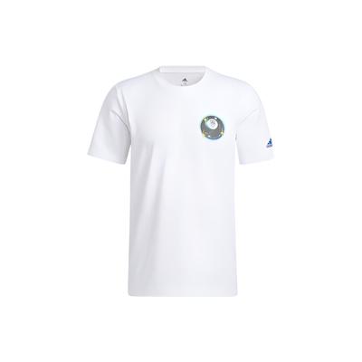 adidas Tmac Tee 8 Graphic Print Crew Neck Short Sleeve T-Shirt Men Tops White HS8522