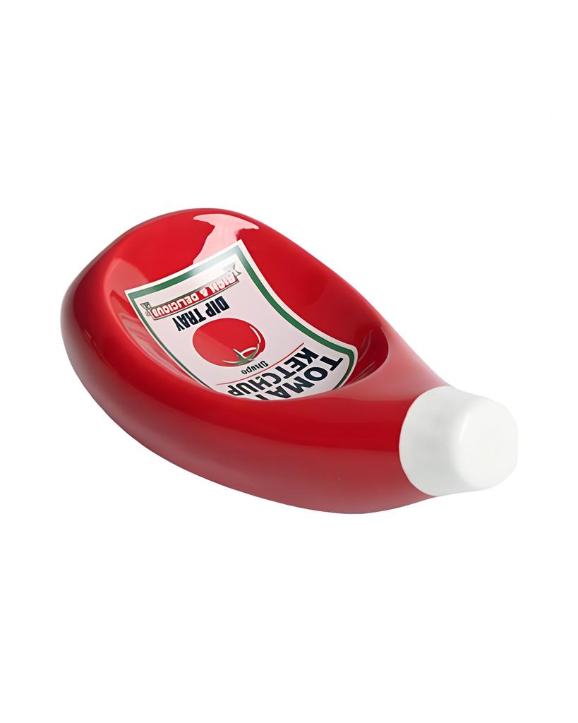 Excellent No Odor Smooth Surface Lightweight Mustard Bottle Shaped Dipping Dish for Dorm Dipping Dish