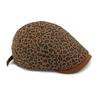 Spring Autumn Leopard Hat Women's Retro Beret Six-Piece Cap Painted Hat Newsboy Cap