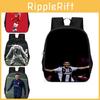 Spacious 15 Inch Cristiano Ronaldo School Backpack For Kids Lightweight Oxford Fabric