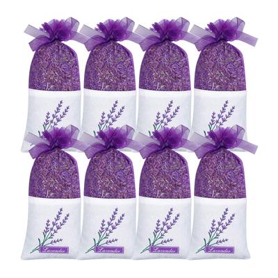 8pc Mottenschutz für Schubladen und Schränke Home Natürliche Kleidung Mottenschutzmittel Lavendel getrocknete Blumen