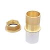 Lavello da Cucina in Rame Rubinetto Freddo Caldo Accessori Base Piedino Fisso Vite Dado Connettore Tubo Rubinetto Acqua per Bagno Cucina Ferramenta