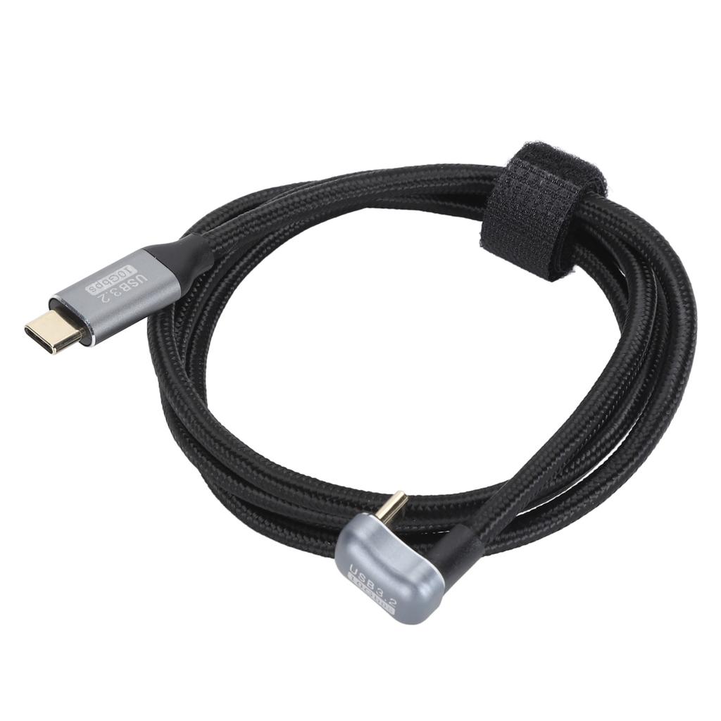 U Shaped Data Cable Type C Male to Male Data Cable USB3.2 Gen2 10Gbps 20V 5A PD100W Fast Charging
