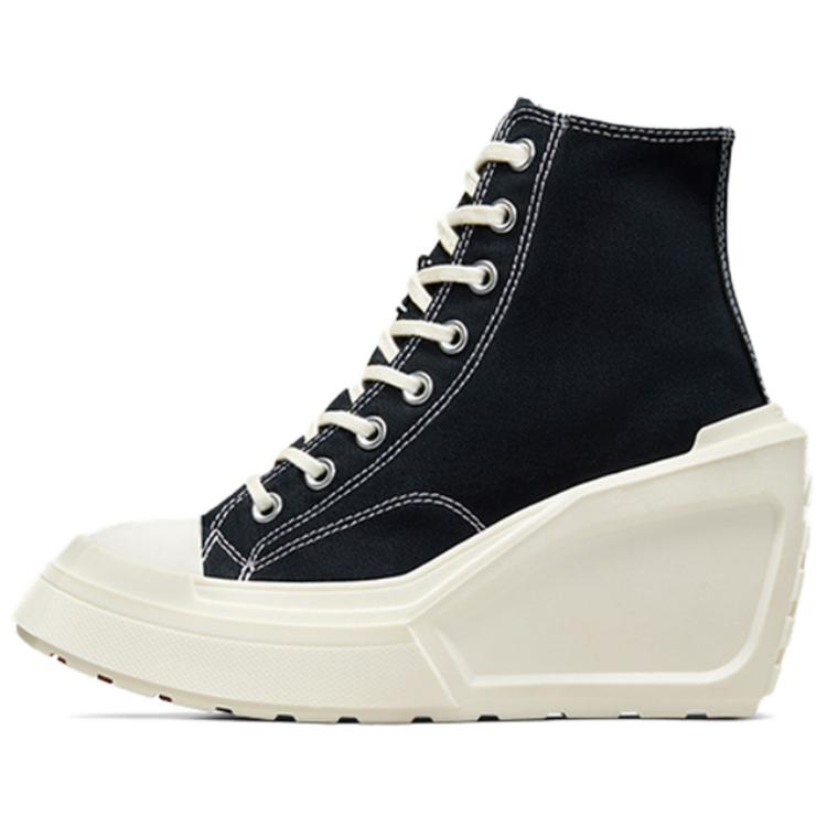 New Chuck 70 Women's Converse De Luxe Wedge 'Black Egret' Women's A06478C