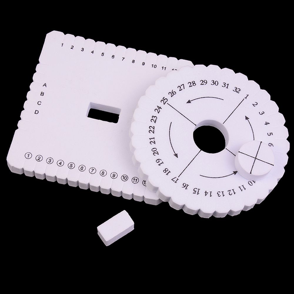 Kumihimo Braiding Disc/Disk Braided Plate Jewelry Design Board Rope Weaving Handmade Tool Sewing