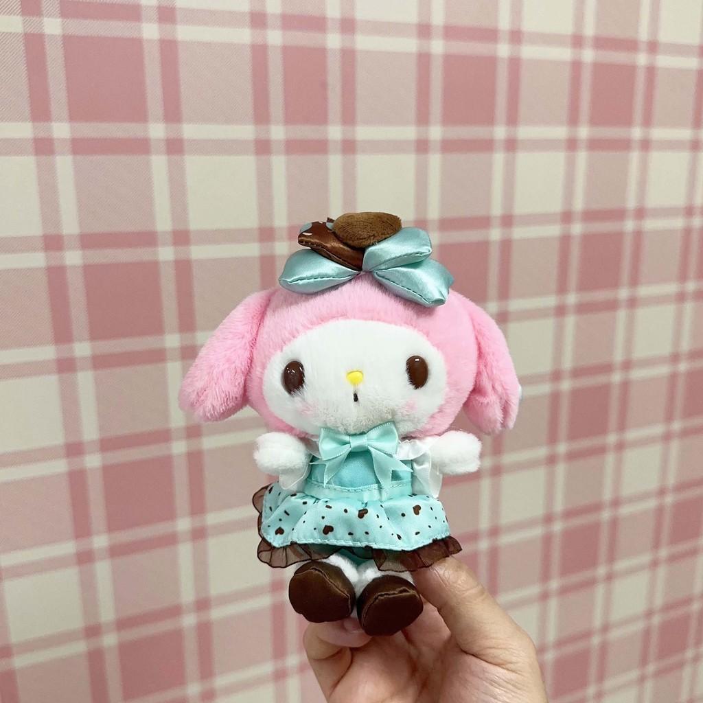 Hello Kitty And My Melody Plush Keychain With Soft Short Pile For Girls Gift Melody
