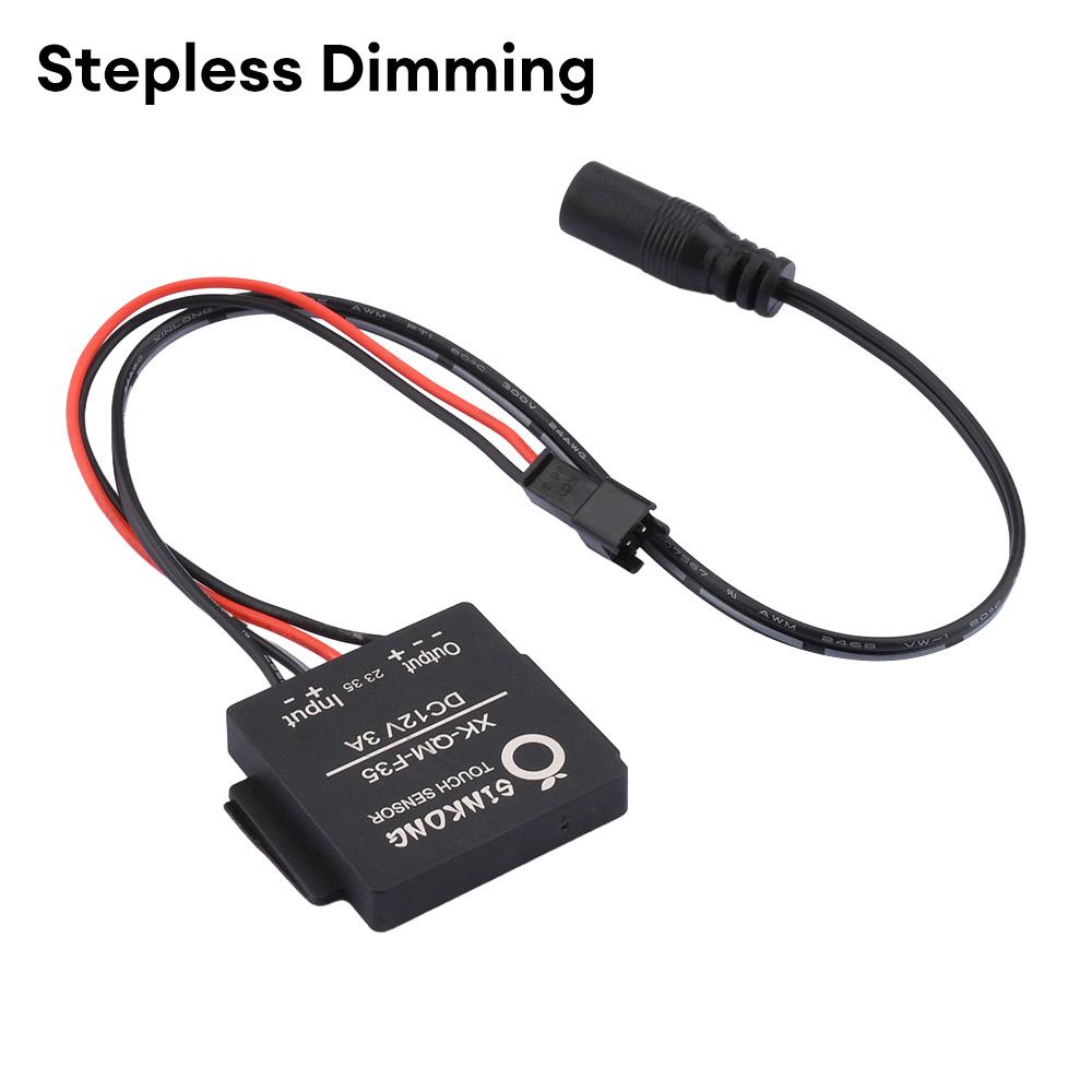 

DC 12V 3A Выключатель для зеркала в ванной комнате Сенсорный выключатель для светодиодной подсветки зеркала, светодиодный драйвер, модуль сенсорного выключателя