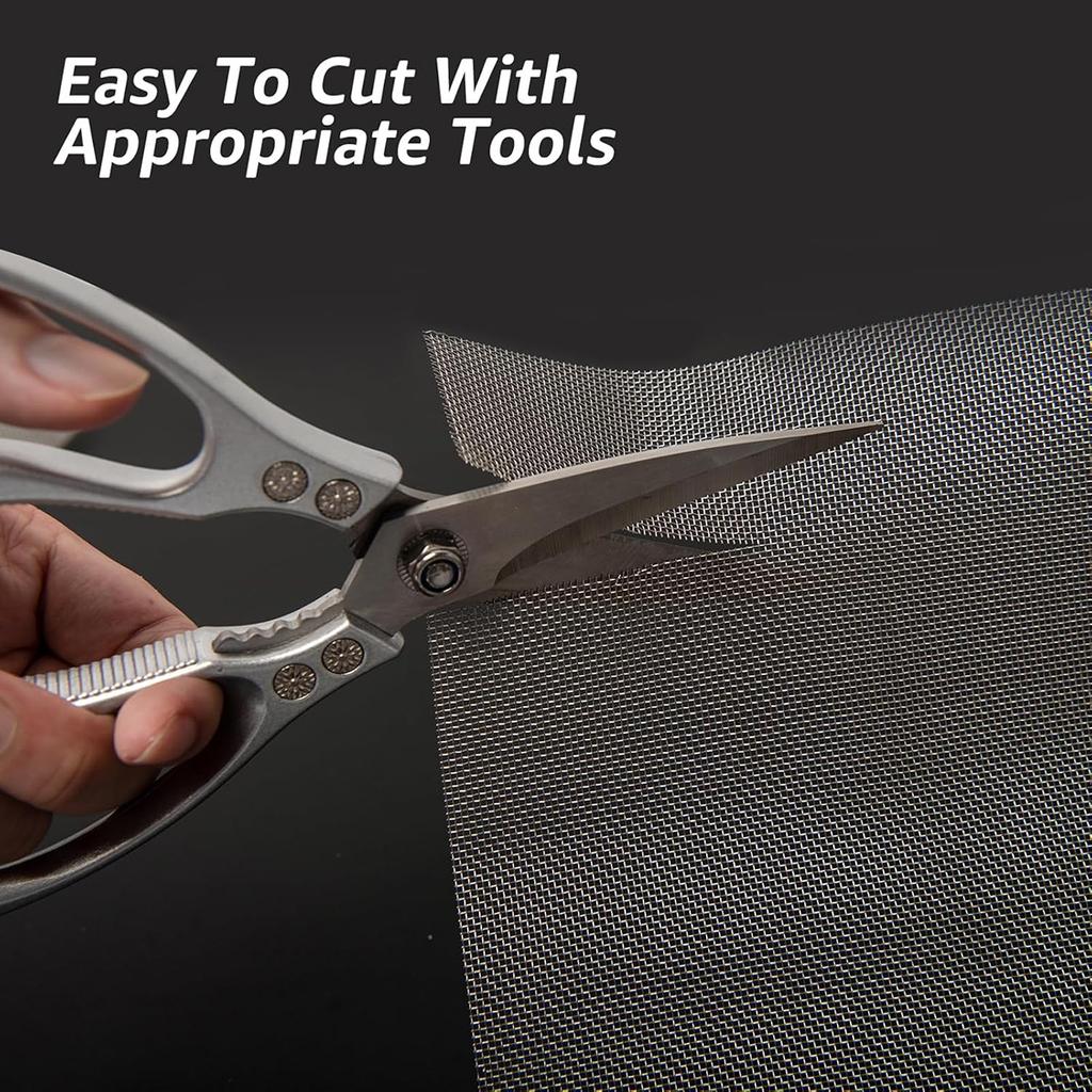 Universal Stainless Steel Car Bumper Repair Mesh Net Plastic Crack Repair Hole Repairing Mesh Net For Bumper Body Hood Vents