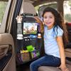 Oxford Fabric Car Seat Back Organizer - Kick-Proof Storage Bag with Mesh Pockets Hanging Trash Bag for SUVs And Vans Hanging Bag