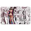 OPCG One Piece Playmat Luffy Law Zoro Ace Perona Trading Card Game Mat Dedicated Card Play Against Table Mat
