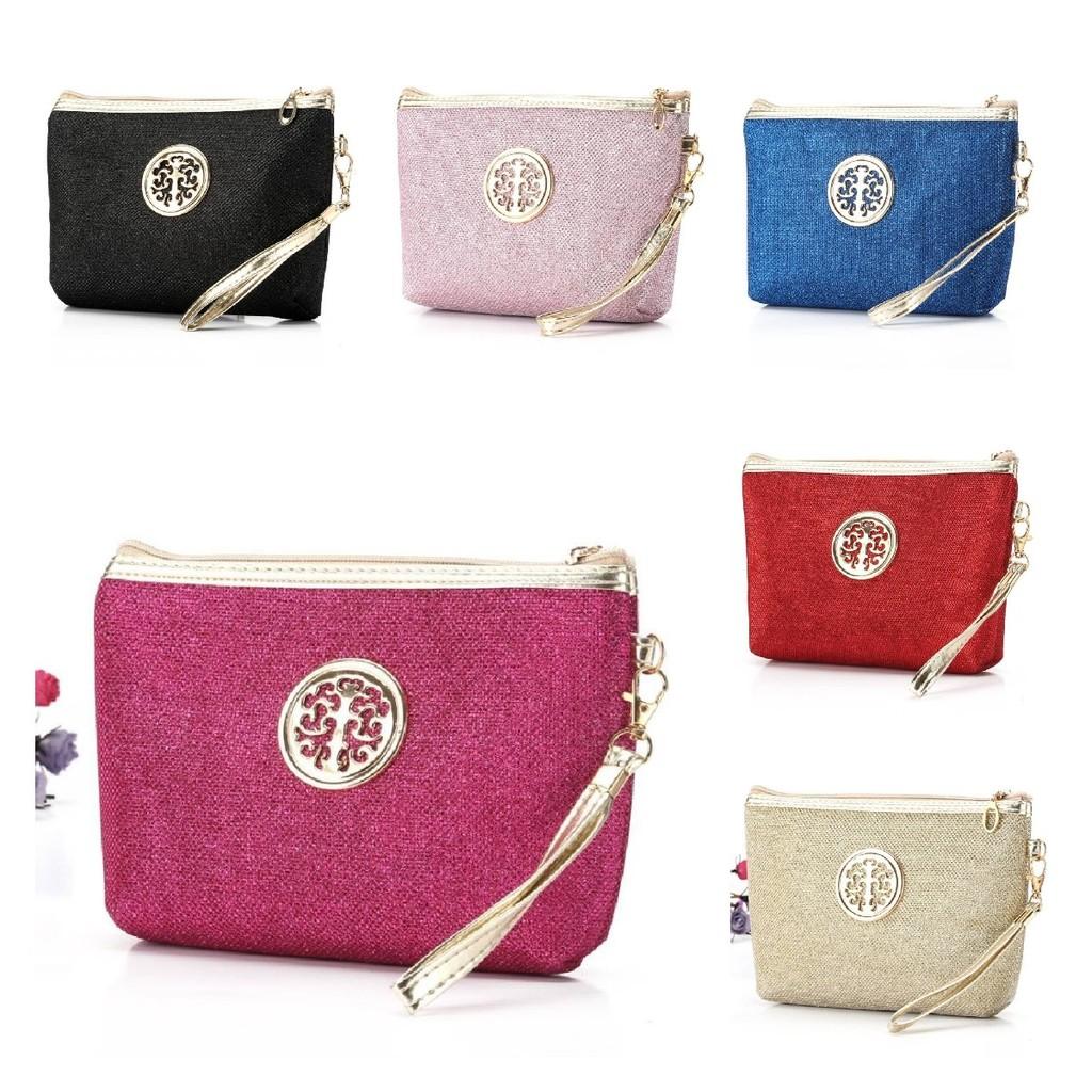 Classical Fashion Travel Cosmetic Toiletry Bag Stylish Portable Makeup Storage Pouch
