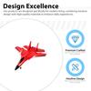 Remote Control Foam Glider Plane Two Channel RC Aircraft with LED Night Flight Lights for Kids Outdoor Flying Toy