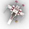 MOC Building Block Model X-Wing Fighter Planet Battle Children's Assembly Toy Birthday Gift